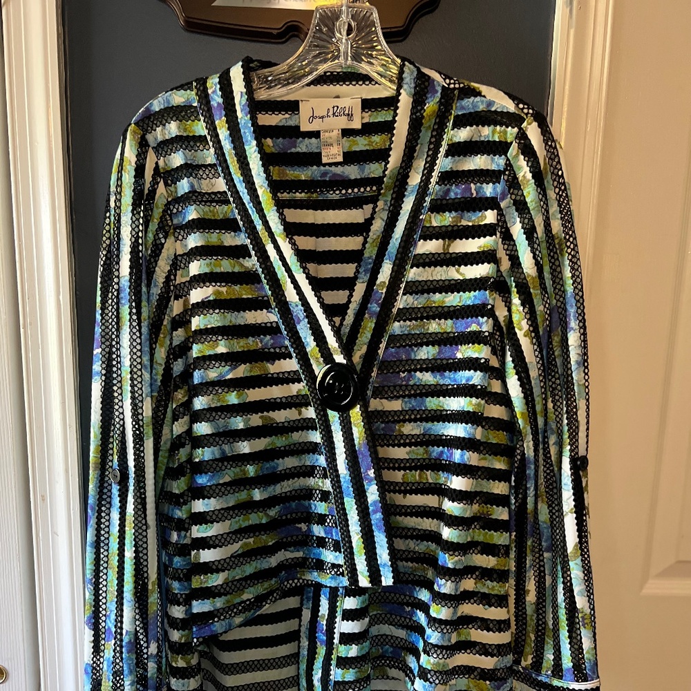 Joseph Ribkoff asymmetrical jacket